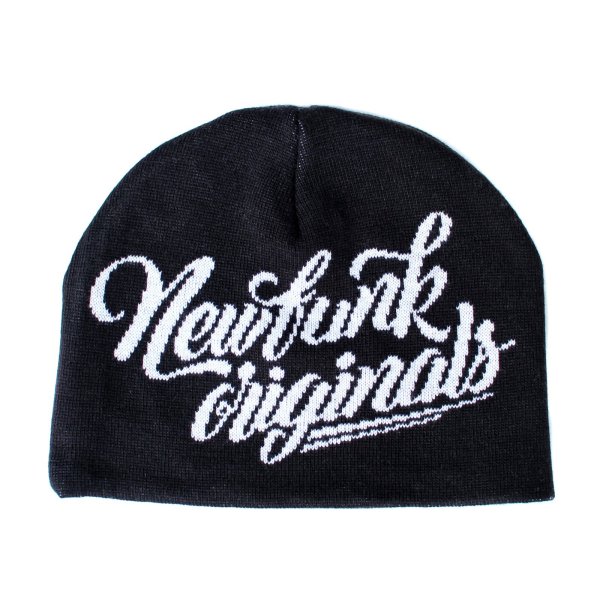 画像1: 【NEWFUNK】Goup Weaving Beanie (Black) (1)