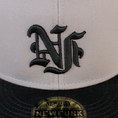 画像1: 【NEWFUNK】NF SNAPBACK CAP (Gray)